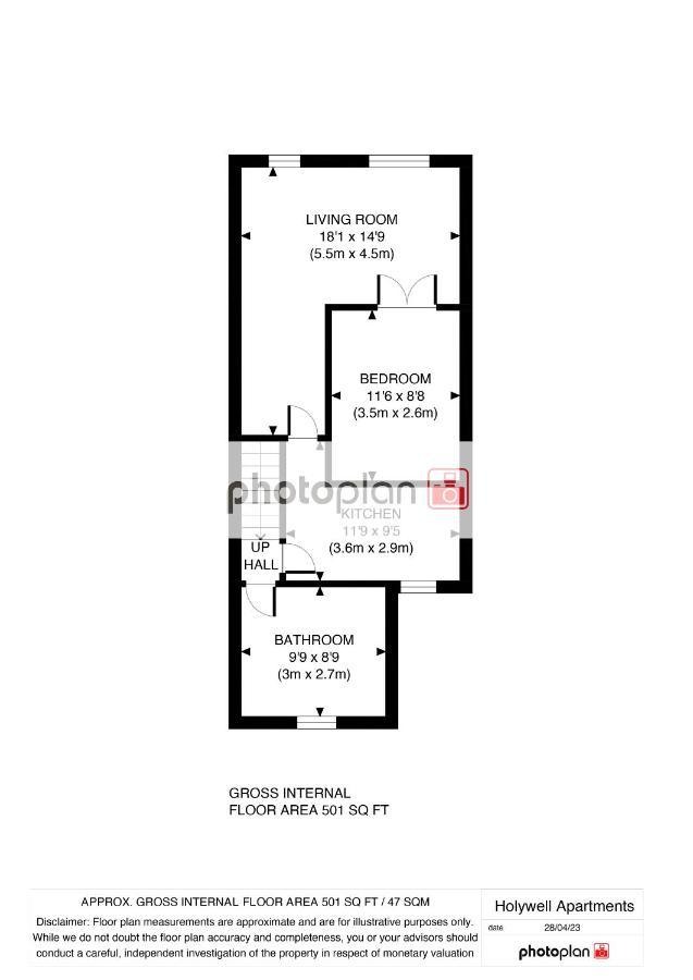 Holywell Apartment - Luxury One Bedroom Apartment Bagian luar foto